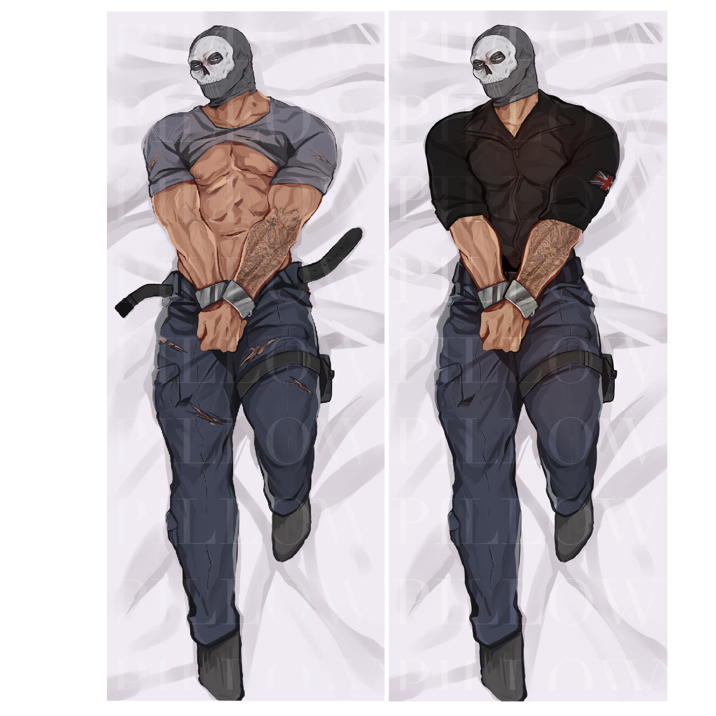 Ghost Body Pillow Case