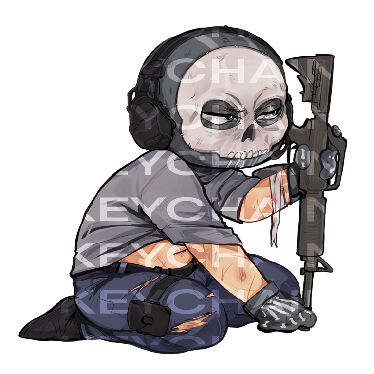 GHOST KEYCHAIN
