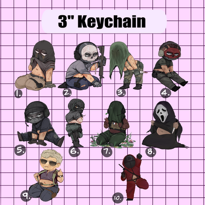 3''  KEYCHAIN