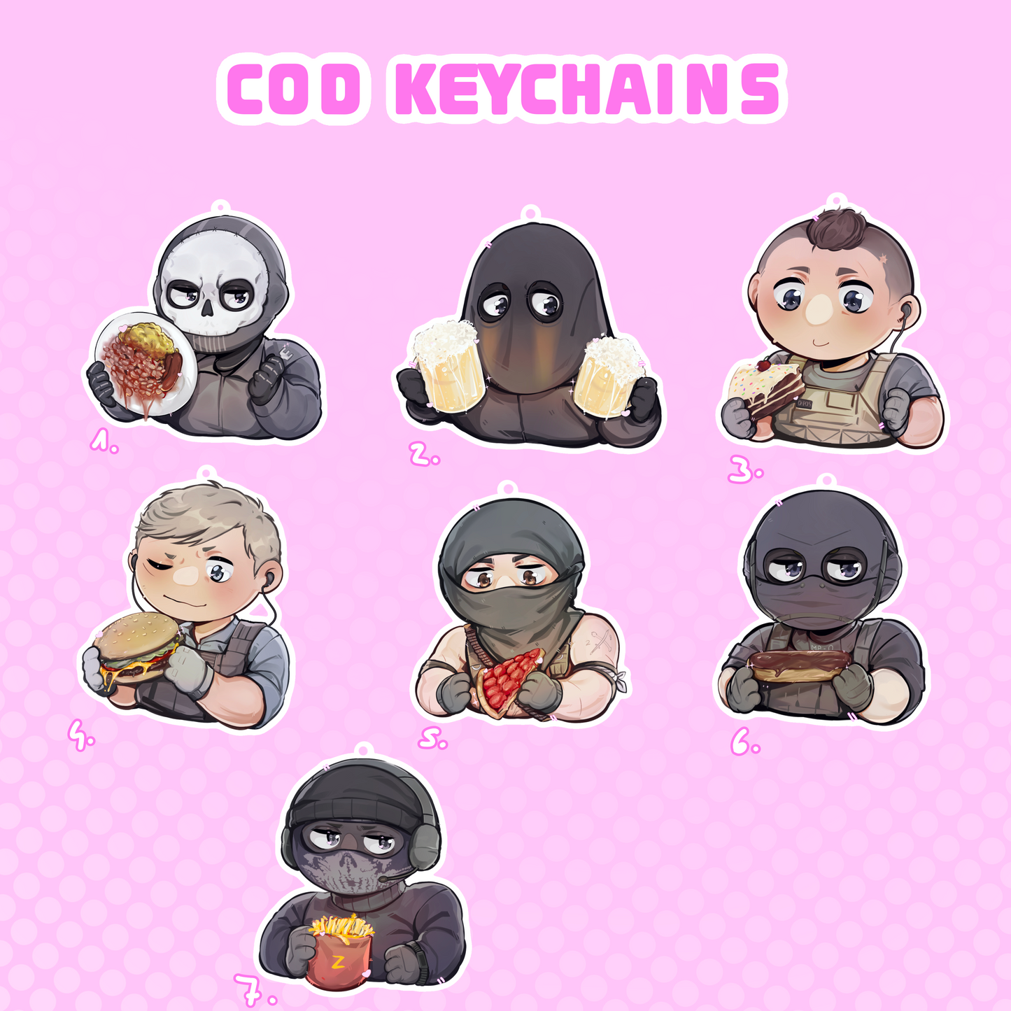 [NEW] COD KEYCHAINS