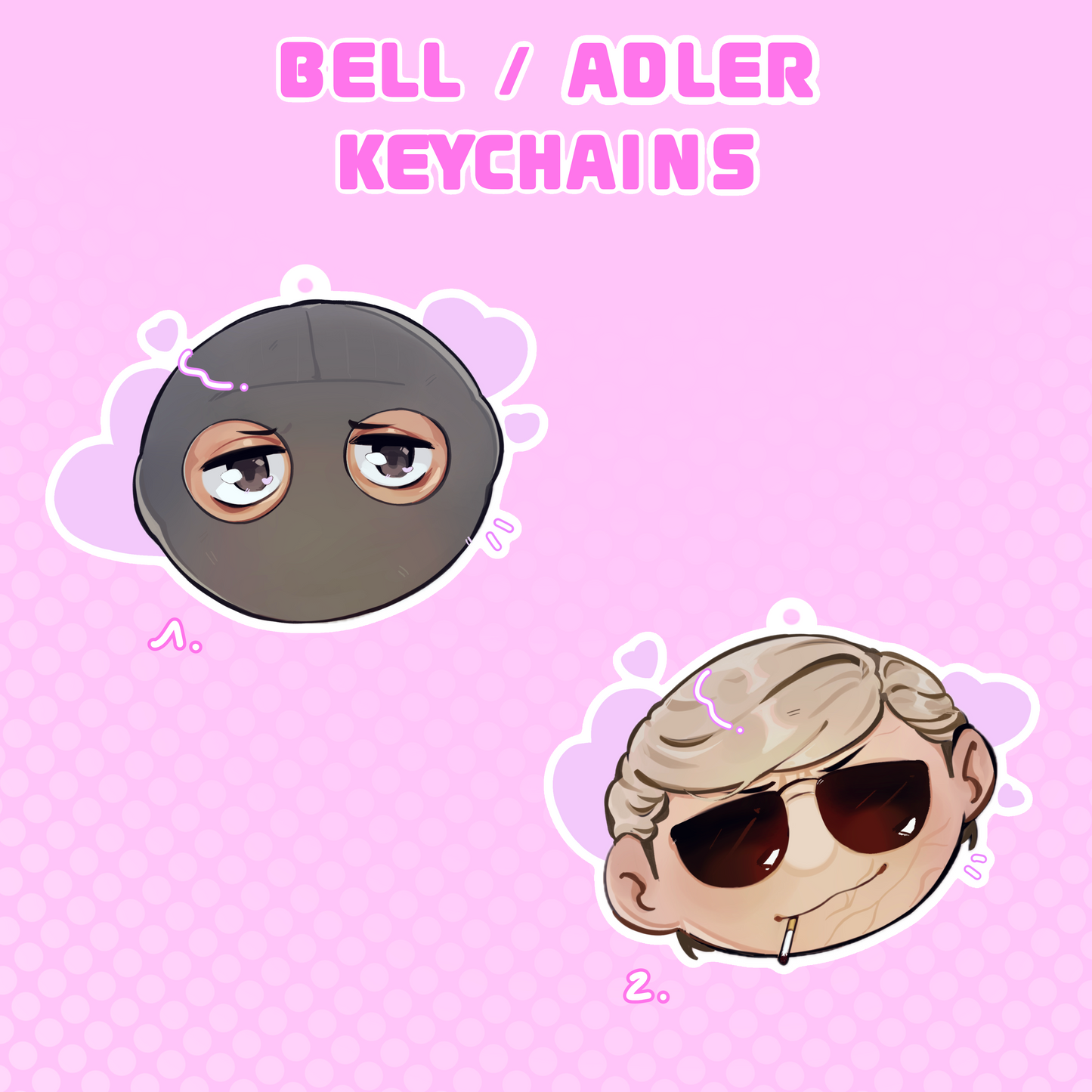 BELL / ADLER KEYCHAINS