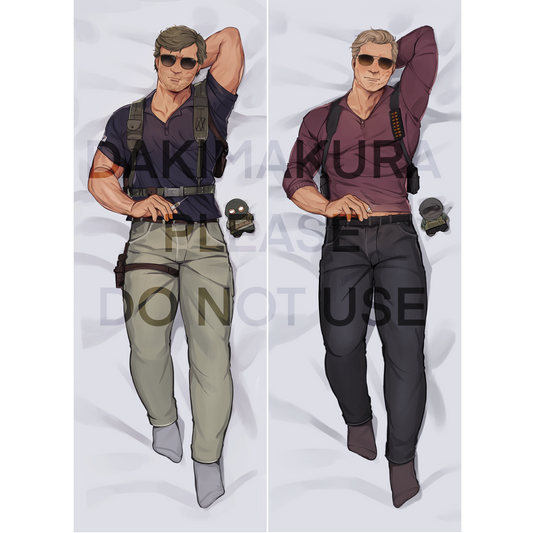 Russell Adler Body Pillow Case