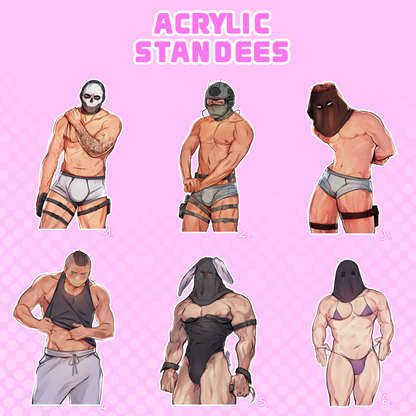 SLEEPOVER ACRYLIC STANDEES